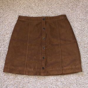 Hollister Suede Skirt